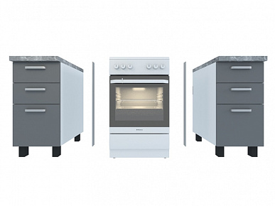 Комплект "Термоизоляционная планка плоская" черная