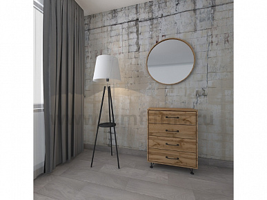 LOFT Опора комода Н-150 RAL 9005, черная