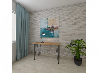 LOFT Опора стола Н-715 RAL 9006 графит