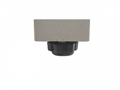 Опора 30х30х60 регулируемая алюминий матовый