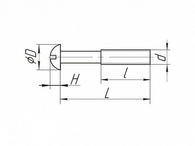 Винт М6*35 ГОСТ 17473-80 полукр гол шлиц п.цинк