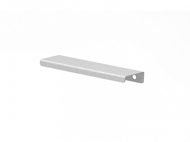 Ручка торцевая FLAT 128(156) белая муар