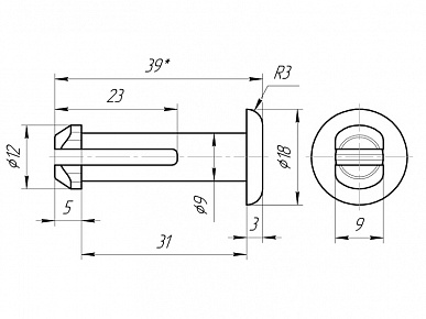 Комплект Шарнира Lycksele для трубы 30х30
