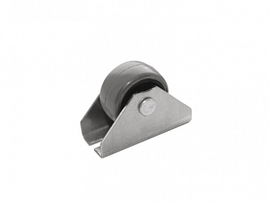 Ролик выкатной малый с обрезиненным колесом