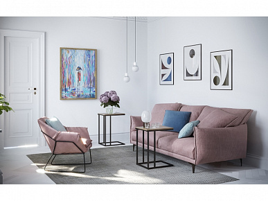 Каркас стола ОДИН Н-720 золотой (Столик придиванный)