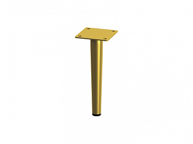 Опора конусная ф20х150 прямая золото