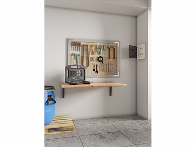 Консоль складная с фиксатором черная