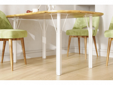 Опора ф 40х720 УНО белая