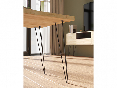 LOFT Опора стола в сборе Н-620 нерегулируемая золото
