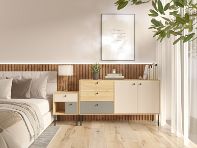 Опора 20х20х230 регулируемая черная