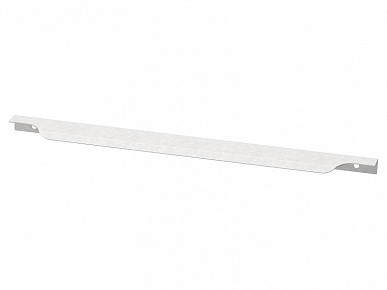 Ручка торцевая FLAT PRO 352(396) белая муар