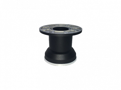 Опора Н 60 мебельная регулируемая черная