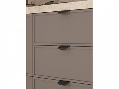 Ручка мебельная торцевая-75 хром матовый (плита 22 мм)