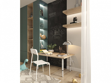 Опора телескопическая 340-460 белая