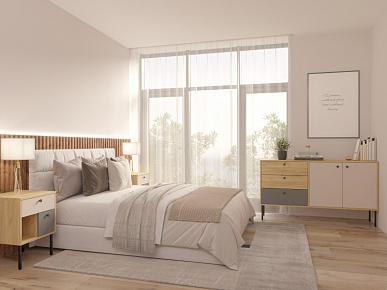 Опора 20х20х230 регулируемая черная