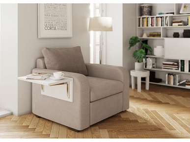 Консоль складная с фиксатором черная