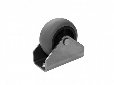 Ролик выкатной d45 с обрезиненным колесом