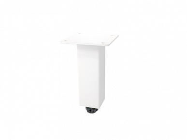 Опора 30х30х100 регулируемая белая