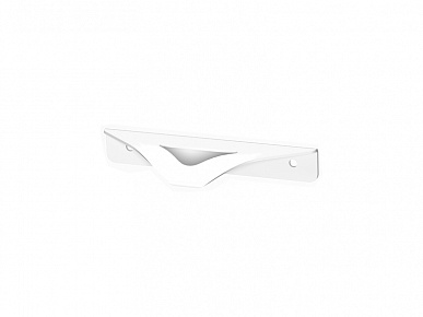 Ручка торцевая FLAT WING 96(124) белая