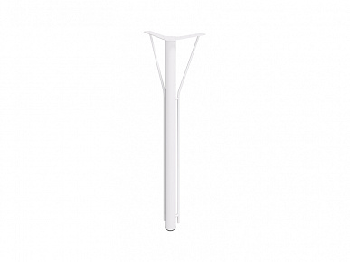 Опора ф 40х720 УНО белая