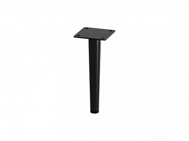 Опора конусная ф20х150 прямая черная