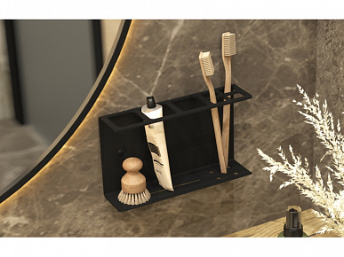 LOFT Подставка для ванной белая