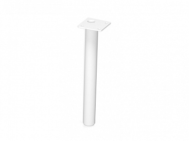 Опора ф 25х230 регулируемая белая