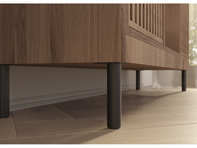 Опора ф 25х120 регулируемая золото