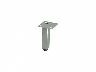 Опора 20х20х100 регулируемая хром матовый