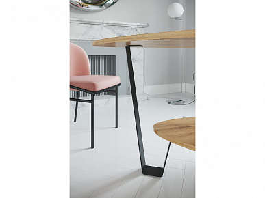 Опора стола журнального Вики Н-600 черная