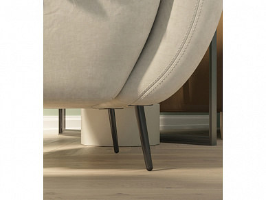 Опора конусная ф20х150 наклонная хром матовый