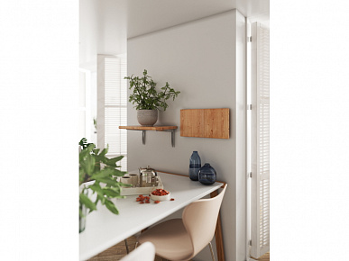 Консоль складная с фиксатором черная