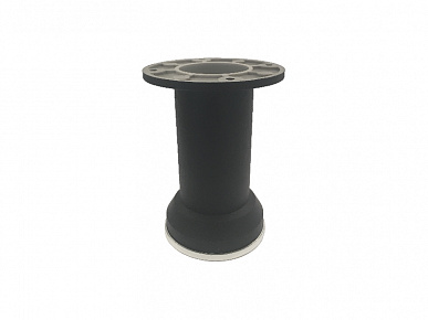 Опора Н 100 мебельная регулируемая черная